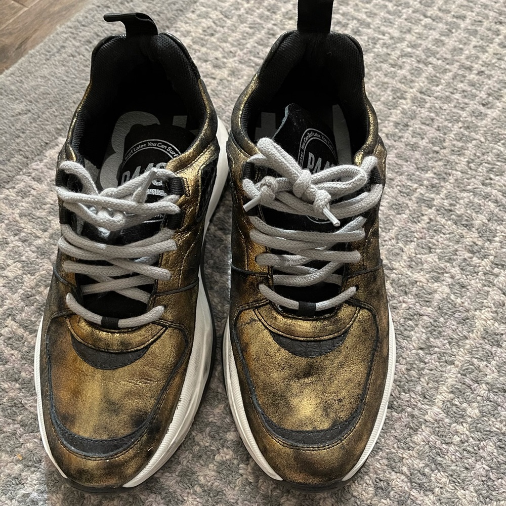 P448 Sneakers Black/Gold